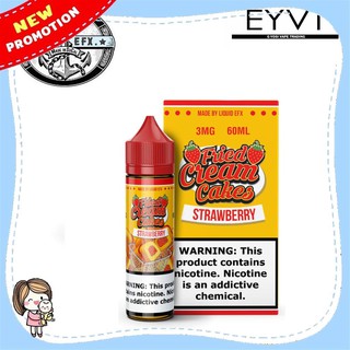 【Available】Fried Cream Cakes Strawberry 60ml by Liquid EFX USA Premium Auth