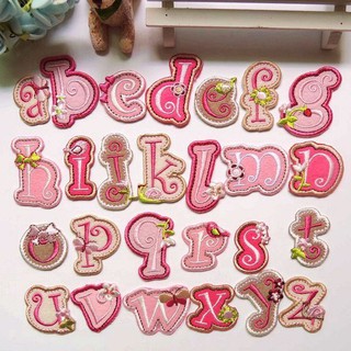 26 English Letters Patch Embroidered Alphabet Applique