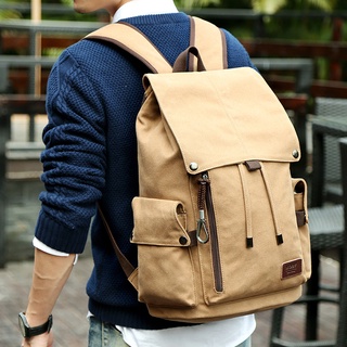 Korean Fashion Trend Schoolbags for Boys and Girls Large Capacity Travel Backpack Computer Bag Canva