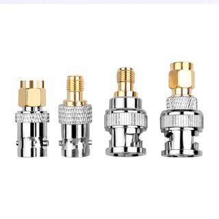 4pcs/Set BNC To SMA Connectors Type Male Female RF Connector Adapter Test Converter Kit Set