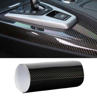 PVC 7D Carbon Fiber Water Resistance Automotive Film Accesories 30cm X 152cm Anti-UV Car Sticker (2)
