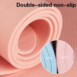 TPE good quality double-sided anti-skid tasteless widening yoga mat