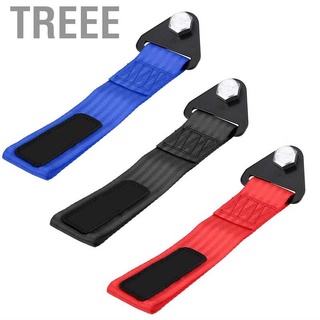【Ready Stock】○Treee Universal High Strength Racing Car Tow Strap Rope for Front Rear Bumper Towing H