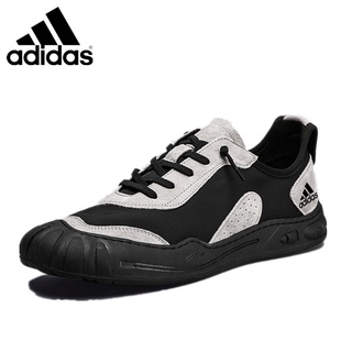 New Adidas Fashion Sports Men's Shoes Lightweight Large Size Breathable Mesh Running Shoes Non-slip Wear-resistant Outdoor Casual Shoes All Black Shoes 39-44 (1)
