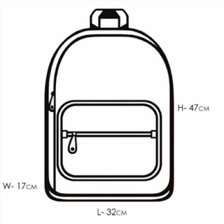KW Water Proof Backpack 18" #8818 2O06 (9)