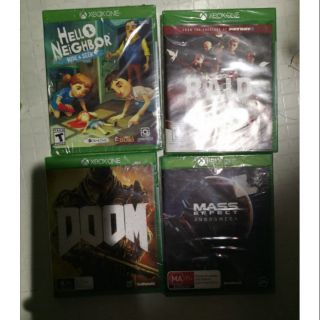 Xbox one all 4 games