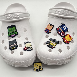【8 pcs】Cartoon Marvel jibbitz Set Shoe charms Crocs Shoe Accessories jibbitz set for crocs Croc accessories