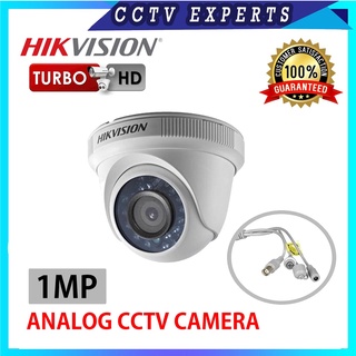 ▤๑▲Hikvision Dome Turbo CCTV Camera 1mp (720p) / Indoor Analog IR Night Vision