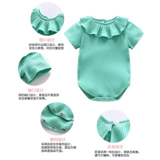 Infant Baby Girls Romper Jumpsuit Bodysuit Sunsuit Infant Floral Lace Romper (3)