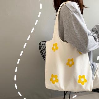 Women Canvas Tote Bag Cute Cartoon Shopping Girl Cotton Shoulder Bag Female Handbag Beach Bag (4)