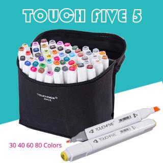 Touchfive 30/40/60/80 Colors Art Markers Painting Pen Dual Headed Artist Sketch Oil Drawing Pen