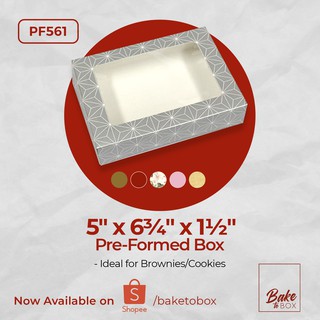 RM Boxes 5″ x 6¾” x 1½” Pre-Formed [20 pcs]
