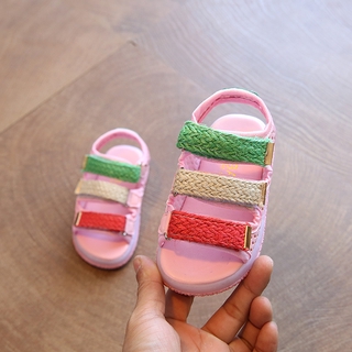 Baby Kids Sandals with LED Light for Boys Girls Soft and antiskid 1-3year old Sandals gift star