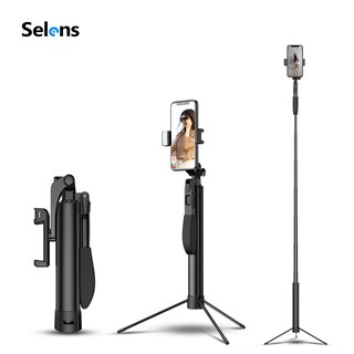 Selens Multifunction Extendable Selfie Stick 4in1 Monopod Gimbal Tripod