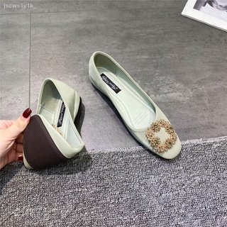 ▤▽Flat-bottomed grandma single shoes women s shoes 2021 new spring and summer versatile work soft-so