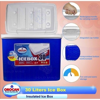 Orocan Ice Box Chest Insulated Cooler 30 - Liters & Orocan Ice Box 45Liters With Ice Scooper