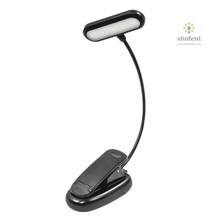 Book Light 9 LED Reading Light with 3 Color Temperature 3 Brightness Easy Clip On Reading Lamp for Desk Bed and Computers