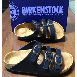 BIRKENSTOCK - FLORIDA - BLACK - WITH BOX - ACTUAL PHOTO POSTED