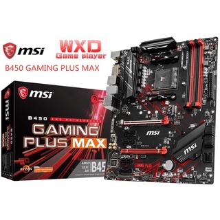 Used MSI B450 GAMING PLUS MAX Amd B450 Socket AM4 DDR4 3466(OC) motherboard 4133 MHz MSI COMPUTER AMD Cpu support: r3,r5,r7,