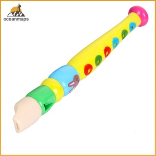 ▸Oceanmaps◂Plastic Kid Children Piccolo Flute Musical Instrument Early Education Toy