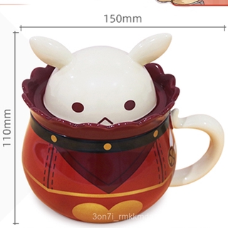 Genshin Impact Klee: Bomb Mug Game Project Cosplay Props Cute Anime Ceramic Tea Cup 2021 N