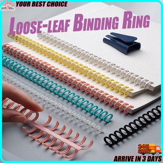30 Hole Loose-Leaf Plastic Binding Ring DIY Notebook Binding Spiral Rings For A4 A5 A6 Paper
