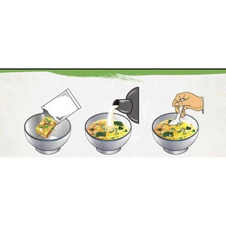 instant soup∈♗EQGS Ayibo Instant Mushroom Spinach Egg Soup 8g