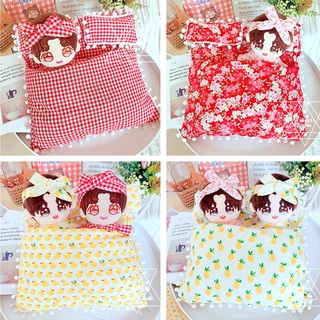 15CM 20CM Doll Clothes Idol Pajamas Blindfold Bed Pillows Lisa Jennie Simon Tnt Sean Xiao Yibo Wang Dolls Accessories