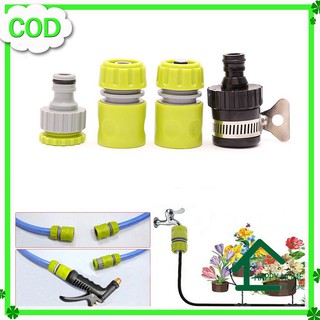 4 Pcs 1/2 Inch Quick Connect Adapter Tap Water Hose Pipe Connector Fittings Garden Supplies