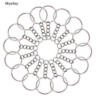 Myoloy 100Pcs Keyring Keychain Split Jump Rings Bulk Ring DIY Jewelry Key Chain Craft PH