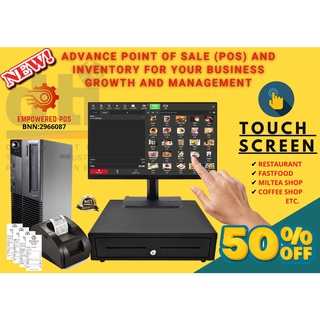 Touchscreen POS/Touchscreen Point of Sale/POS/POS System/FULL PACKAGE TOUCH SCREEN/ BIR Accredited