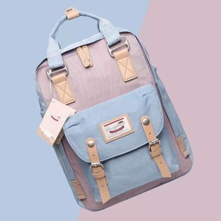 Doughnut Macaroon Backpack / Lilac x Light Blue / Classic & Mini / School Bag (COD / FREE SF)