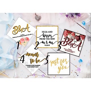 Personalized Wedding Favors Tags, Party Favors logo tags