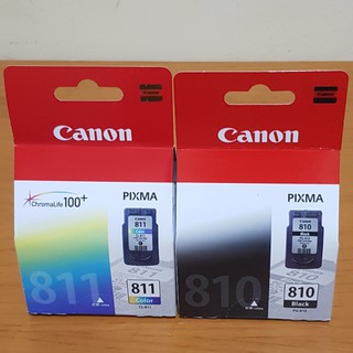 Canon 810 black And 811 original Color Cartridge Ink Package (1)