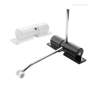 zong Spring Door Closer, Stainless Steel Adjustable Automatic Door Closer for Residential/Commercial use, Stainless Steel Surface Mounted Door Closer