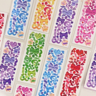 GaLiCiCi Stickers Colorful Glitter Bear Stickers / Sequin Ribbon Decoration Stickers