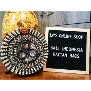 AUTHENTIC BALI INDONESIA RATTAN BAG