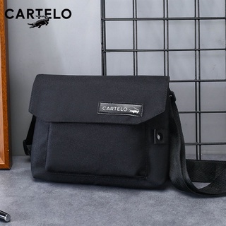【Hot Sale/In Stock】 Cardile crocodile men s bag Oxford cloth shoulder bag men s messenger bag casual (1)
