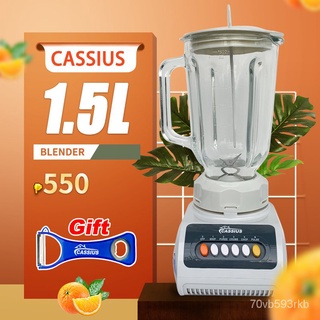 CASSIUS Blender with 1.5L Glass Jug (White) Y9JL
