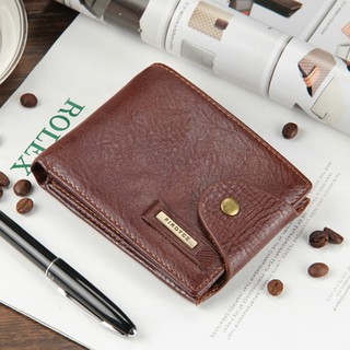 【allbuy】Vintage Wallet Hasp Open Wallet Short Men Wallet PU Leather Purse For Male (3)