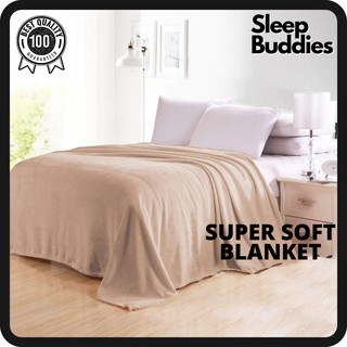Sleep Buddies Coral Fleece Plain Blanket Super Soft Premium Quality (7)