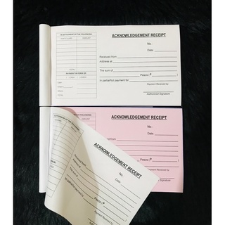 CARBONIZED ACKNOWLEDGEMENT/ PROVISIONAL/ COLLECTION RECEIPT 100 sheets/50 ply