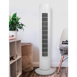 Household Tower Fan Floor Fan Shaking Head Silent Bladeless Fan Mechanical Cooling