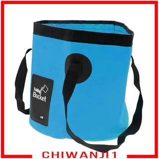 [CHIWANJI1] 20L Outdoor Foldable Collapsible Bucket Water Container Pail for Camping AWPw