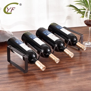 Wine rack desktop wine rack stackable storage wine display083
