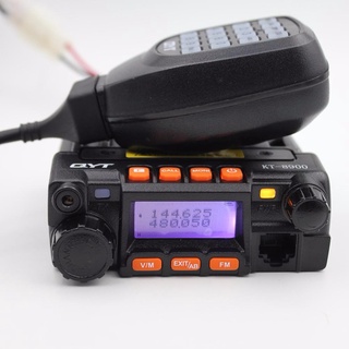 QYT KT-8900 Mini Mobile Radio Dual band 136-174MHz 400-480MHz 25W Transceiver KT8900 Auto walkie Tal
