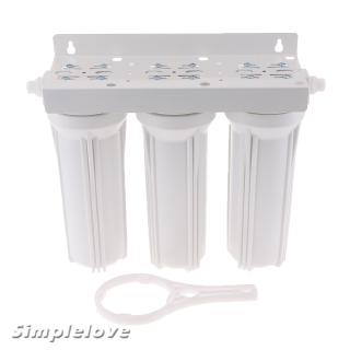 10inch 3 Stage House Water Filter System Housing Sediment Chlorine Removal√