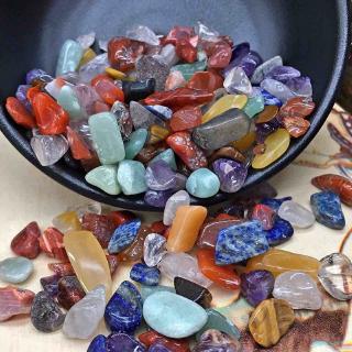 Colorful 100g Mixed Quartz Crystal Stone Rock Gravel Specimen Tank Decor Stones and Minerals