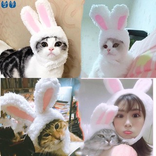 Lowest price﹍☼『27 Pets』Pet Hat Cat Cute Rabbit Ears Cap Headdress Pet Supply for Dog