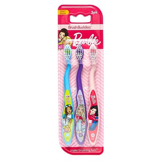 [Next day Ship-out]ORIGINAL Brush Buddies Hot Wheels or Barbie Toothbrush Set (1)